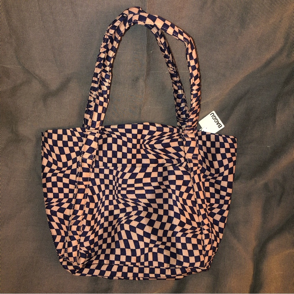 BAGGU Mini Cloud Tote Indigo Trippy